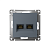 Розетка компьютерная 2-м AtlasDesign RJ45 + RJ45 кат.6A механизм грифель SE ATN000788