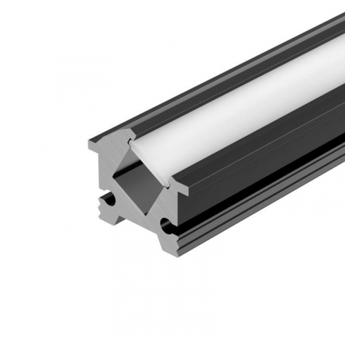 Профиль SL-BEVEL-H12-F13-2000 ANOD BLACK L2000 алюм. Arlight 043749 Профиль SL-BEVEL-H12-F13-2000 ANOD BLACK L2000 алюм. Arlight 043749