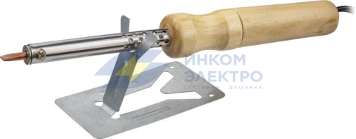Паяльник 80 846 OSE-Pes01-100W-CP (дерево; клин прямой) ОНЛАЙТ 80846 Паяльник 80 846 OSE-Pes01-100W-CP (дерево; клин прямой) ОНЛАЙТ 80846
