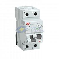 Выключатель автоматический дифференциального тока 2п D 25А 100мА тип A 6кА DVA-6 Averes EKF rcbo6-1pn-25D-100-a-av