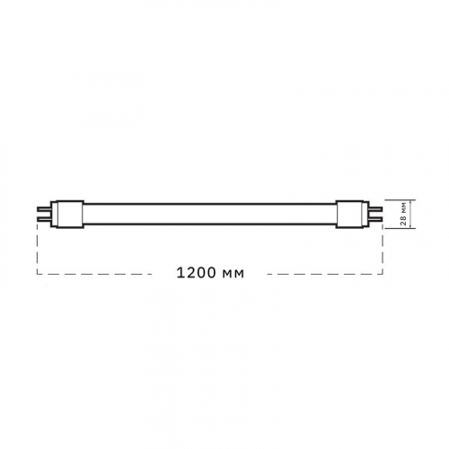 Лампа светодиодная PLED T8-1200GL 30Вт T8 матовая 4000К G13 FROST JazzWay 5066052 фото 7