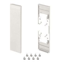 Заглушка SL-LINE-25100-DUAL WHITE глухая пластик (комплект) Arlight 043125