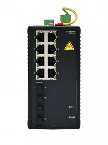 Коммутатор промышленный управляемый Ethernet L2 8х10/100/1000BaseT 4х100/1000BaseX SFP SE NSETM212T08X04A фото 3