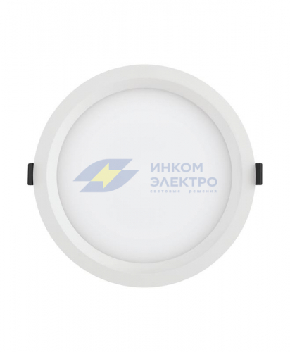 Светильник светодиодный DOWNLIGHT ALU ДВО 35Вт 3000К 2970лм IP44 бел. LEDVANCE 4058075091559 фото 2