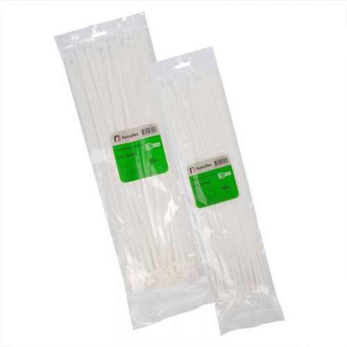Хомут нейлоновый КСС 3х250 бел. (уп.100шт) Fortisflex 89893 фото 5