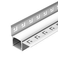 Профиль FANTOM-W20-H20-EDGE-2000 ANOD L2000 алюм. Arlight 054184
