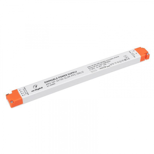 Блок питания ARV-SP-24150-SLIM-PFC-DALI2 (24В 6.25А 150Вт) IP20 пластик Arlight 050559