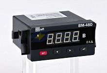 Амперметр цифровой 96х48мм 1ф вход 5А выход RS485 LED-дисплей АМ-48D SchE 50326DEK