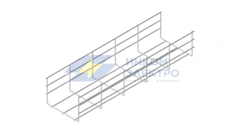 Лоток проволочный 500х100 L3000 сталь 5мм PL100-500-5-3000 оцинк. КМ LO5000