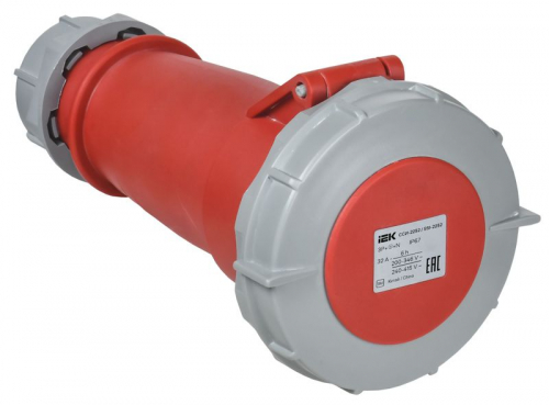 Розетка переносная ССИ-2252 32А 5п 3P+PE+N 6ч 380В IP67 IEK PSR22-032-5-0-67