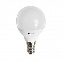 Лампа светодиодная PLED-LX 8Вт G45 шар 3000К тепл. бел. E14 Pro JazzWay 5028593