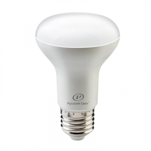 Лампа светодиодная RS LED R63 E27 9W 220-240V 9Вт рефлектор матовая 4000К нейтр. бел. E27 720лм 220-240В Ra90 Русский Свет 15010745081