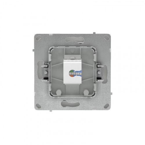 Розетка компьютерная 1-м KANT RJ45 кат.6A без шторки бел. песок DKC 7010673 фото 3