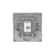 Розетка компьютерная 1-м KANT RJ45 кат.6A без шторки бел. песок DKC 7010673