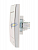 Розетка компьютерная 1-м СП Rain RJ45 с хром. боковой вставкой бел. LEZARD 703-0225-139