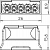 Клемма пружинная 5х2.5кв.мм 61 525 LGR (2273-205) OBO 2054507
