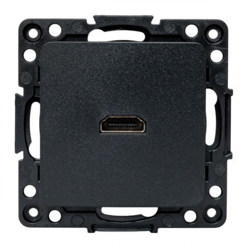 Розетка Стокгольм HDMI механизм черн. EKF EZA00-327-10 фото 2