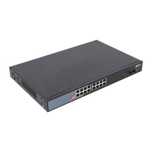 Коммутатор неуправляемый промышленный U-2GX/SFP-16GTP-R 2 порта 1000Base-X SFP 16 портов 10/100/1000Base-T(X) RJ45 c PoE монтаж в 19" стойку TSX EKF TSX-U-2GX/SFP-16GTP-R фото 6