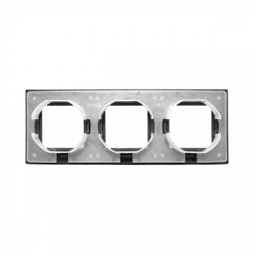 Рамка 3-м Эпика IP44 пластик черн. EKF UP1-FPB-03-44 фото 5