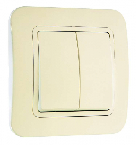 Выключатель 2-кл. СП Lillium 10А IP20 крем./крем. Makel 70203 Выключатель 2-кл. СП Lillium 10А IP20 крем./крем. Makel 70203