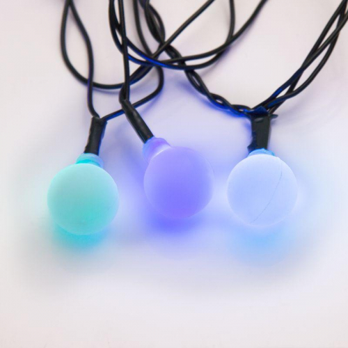 Гирлянда светодиодная "Шарики" 5м d18мм 30LED RGB 3.6Вт 220-240В IP20 провод ПВХ темн. зел. Neon-Night 303-549 фото 6 Гирлянда светодиодная "Шарики" 5м d18мм 30LED RGB 3.6Вт 220-240В IP20 провод ПВХ темн. зел. Neon-Night 303-549 фото 6