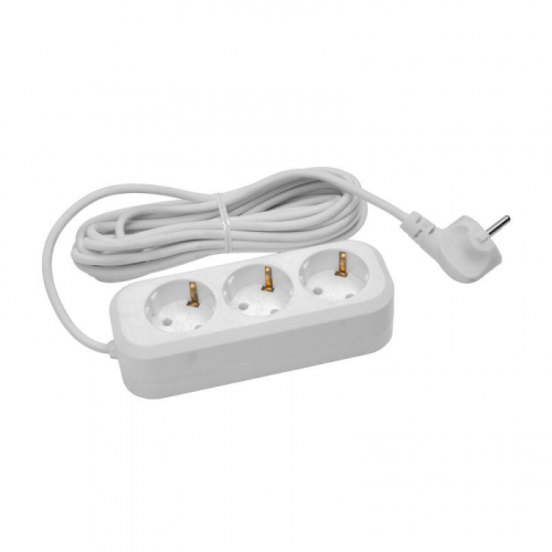 Удлинитель 3х5м с заземл. 10А IP20 SR 3х5-Z УХз10-103 2.2кВт ШВВП Volsten 12425 фото 2