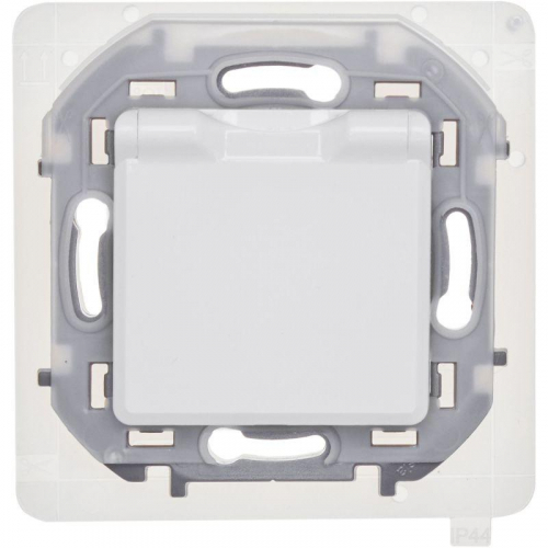 Розетка 1-м СП Inspiria 16А IP44 250В 2P+E защ. шторки с крышкой немецк. стандарт механизм бел. IEK 673740 фото 5