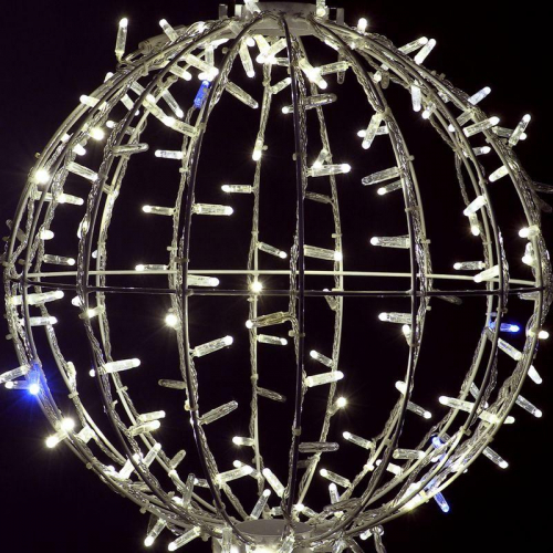 Фигура светодиодная "Шар" d50см 200LED тепл. бел. эффект мерцания 230В Neon-Night 501-615 фото 2 Фигура светодиодная "Шар" d50см 200LED тепл. бел. эффект мерцания 230В Neon-Night 501-615 фото 2