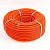 Труба гофрированная ПНД d16мм с протяжкой оранж. (уп.100м) Rexant 28-0016-5