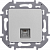 Розетка телефонная СП Inspiria RJ11 IP20 механизм алюм. IEK 673822
