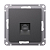 Розетка компьютерная AtlasDesign RJ45 кат.6A механизм базальт SE ATN001486