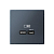 Розетка USB ArtGallery тип C 65Вт QC PD высокоскор. ЗУ механизм грифель SE GAL000727