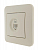 Розетка компьютерная 1-м СП Karina RJ45 механизм крем. LEZARD 707-0388-139