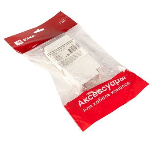 Поворот на 90град. 40х16 бел. Plast PROxima (уп.4шт) EKF abw-40-16x4 фото 2