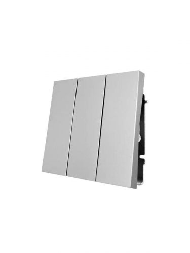 Выключатель 3-кл. СП ZIMA IP20 10А безвинт. зажим сер. матов. LEZARD 704-7488-109QC фото 2 Выключатель 3-кл. СП ZIMA IP20 10А безвинт. зажим сер. матов. LEZARD 704-7488-109QC фото 2