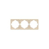 Рамка 3-м ROUND шелк Kranz KR-78-0753-7