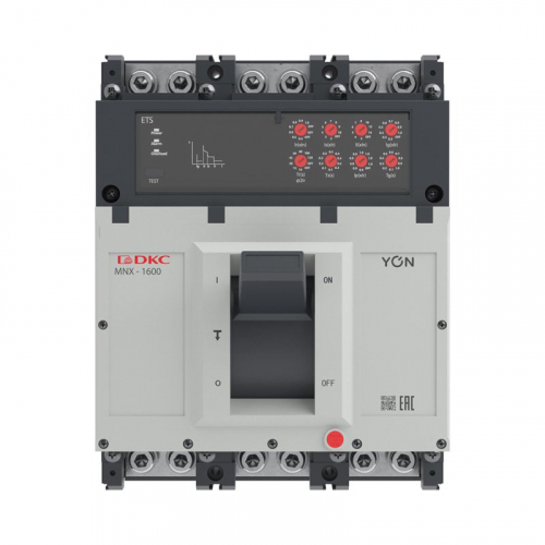 Выключатель автоматический 3P 1600А 70кА pro MNX1600L при AC415V расцепитель ETS YON MNX1600L3PETS1600 фото 2