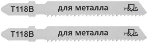 Полотно для эл. лобзика T118B по металлу HSS 75мм (уп.2шт) MOS 40821М Полотно для эл. лобзика T118B по металлу HSS 75мм (уп.2шт) MOS 40821М