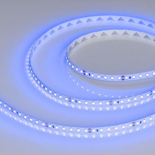 Лента светодиодная RT-A120-8mm 24V Blue 9.6Вт/м IP20 2835 (уп.5м) Arlight 0087833) Лента светодиодная RT-A120-8mm 24V Blue 9.6Вт/м IP20 2835 (уп.5м) Arlight 0087833)
