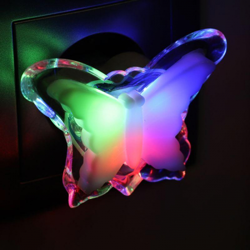 Светильник светодиодный ночник LED "Бабочка" RGB 220В Camelion NL-259 15377 фото 8