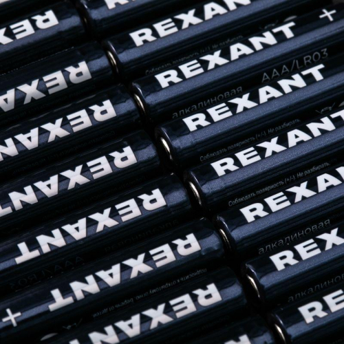 Элемент питания алкалиновый AAA/LR03 1.5В (блист.4шт) Rexant 39-1012 фото 2