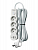 Удлинитель 3х1.5м с заземл. 10А IP20 USB 2800Вт 220В ПВС 3х1 с выкл. бел. КОСМОС YKsm1.5m3g-Z-VU10А-W