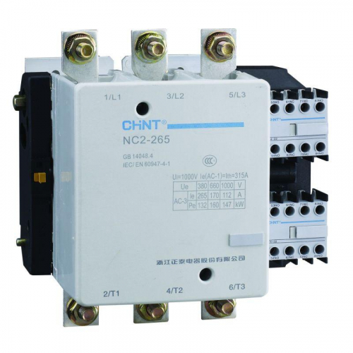 Контактор NC2-265 265А кат. 230В AC AC-3 (R) CHINT 671402 Контактор NC2-265 265А кат. 230В AC AC-3 (R) CHINT 671402
