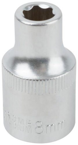 Головка шестигранная CrV 1/2дюйм 8мм FIT 62038 фото 2 Головка шестигранная CrV 1/2дюйм 8мм FIT 62038 фото 2