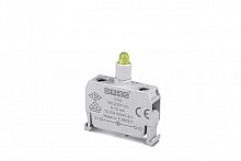 Блок-контакт подсветки с желт. светодиодом 100-250В перем. тока CKS EMAS CKS