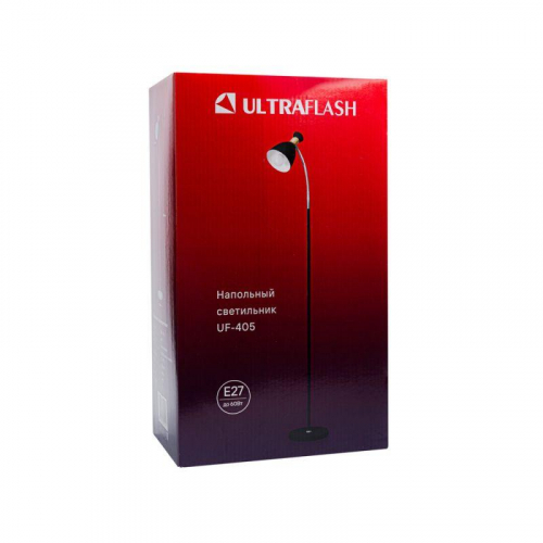 Светильник UF-405 C02 E27 торшер напольн. черн. Ultraflash 15730 фото 2 Светильник UF-405 C02 E27 торшер напольн. черн. Ultraflash 15730 фото 2