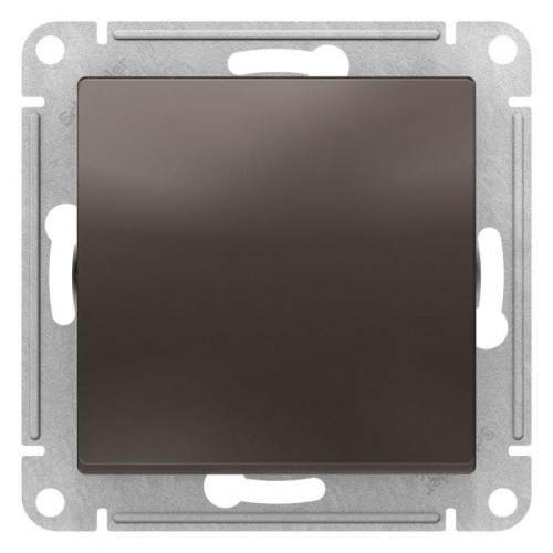 Выключатель 1-кл. AtlasDesign 2-п. 10А мех. мокко SE ATN000621 фото 3