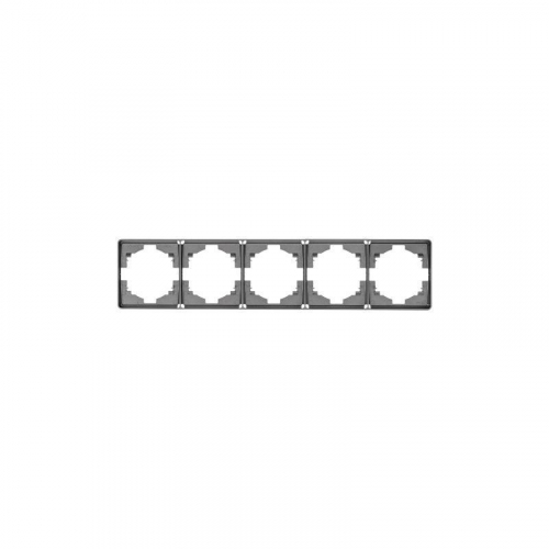 Рамка 5-м ROUND MIELE титан Kranz KR-78-0755-2 Рамка 5-м ROUND MIELE титан Kranz KR-78-0755-2