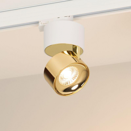 Светильник SP-PLURIO-TRACK-4TR-R77-9W Warm3000 WH-BRS 36 deg 230В 9Вт 3000К IP20 метал. Arlight 038114