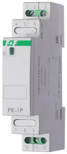 Реле промежуточное PK-1P/48 (монтаж на DIN-рейке 35мм 48В AC/DC 16А перекл.) F&F EA06.001.019 Реле промежуточное PK-1P/48 (монтаж на DIN-рейке 35мм 48В AC/DC 16А перекл.) F&F EA06.001.019